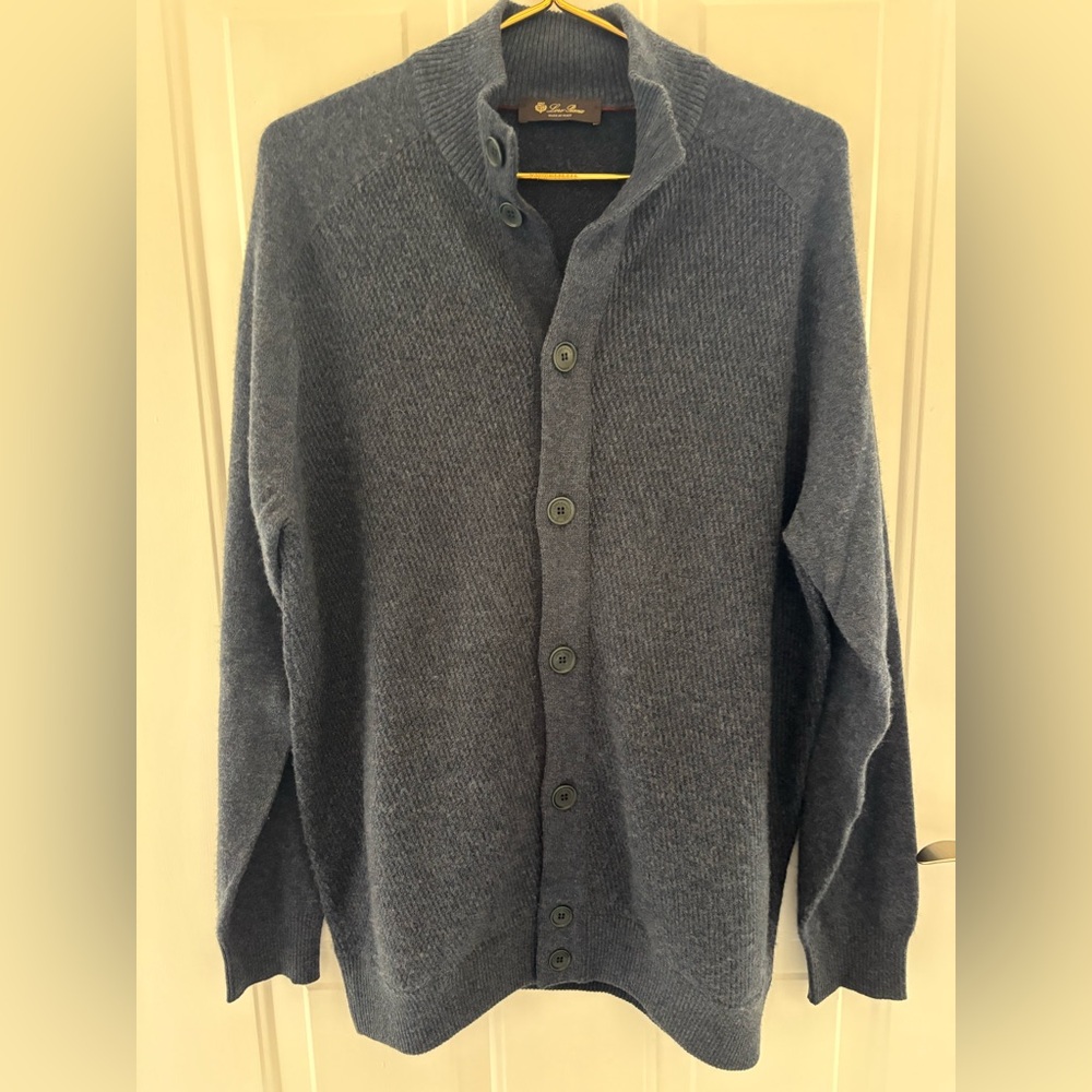 Men’s Loro Piana 100% Cashmere Cardigan size 54
